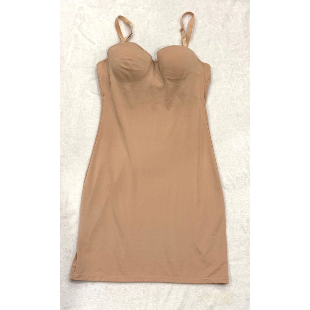 Heavenly Shapewear Nude Full Body Slip Underwire Cups Style 8095 Womens Large